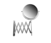 Jaeco Extendable Reversible 3 x Magnifying Mirror Chrome Finish
