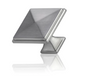 Mardeco 1189 Cabinet Knob Overall Size 32mm x 32mm Available in 3 Colours : Brushed Nickel ,Bronze & Satin Brass