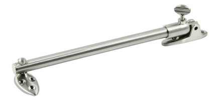 Jaeco Telescopic Stay 200mm - Side Hung Window In 6 Colours : Brass Plate ,Chrome ,Florentine Bronze ,Satin Chrome ,Satin Nickel ,White