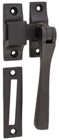 Casement Fastener Square Matt Black W35xP30