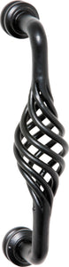 Pull Handle Wire Twist D Pull Iron Matt Black L125xP50mm
