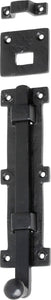 Tower Bolt Iron Matt Black H200xW55mm