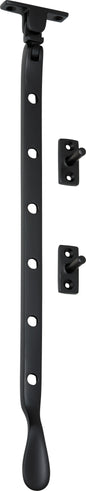 Casement Stay Base Fix Large Matt Black L300mm