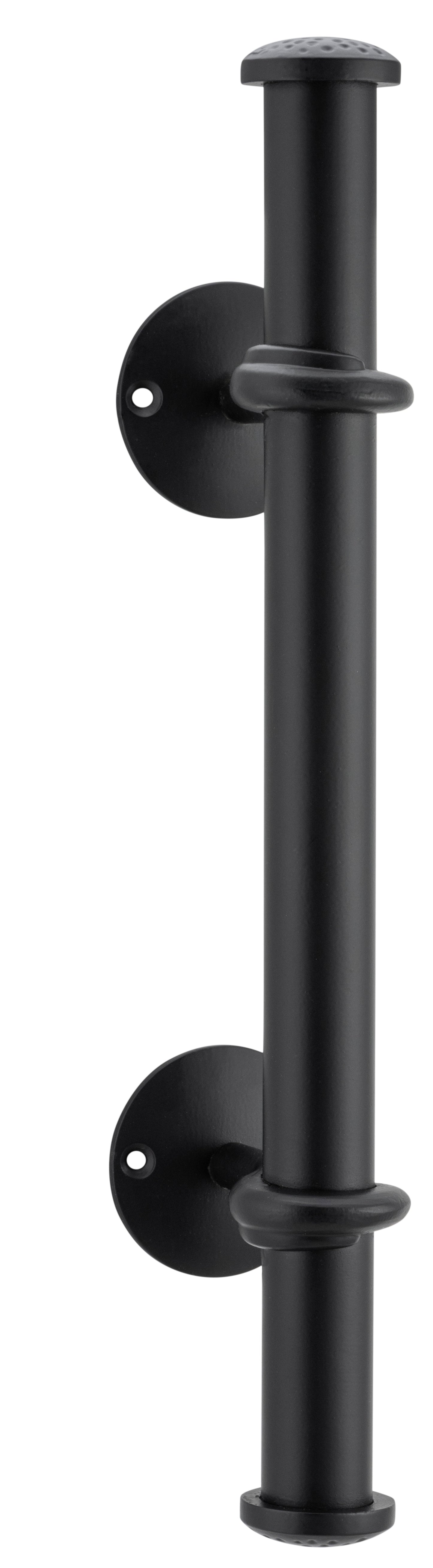 Pull Handle Bar Iron Matt Black H420xP92mm