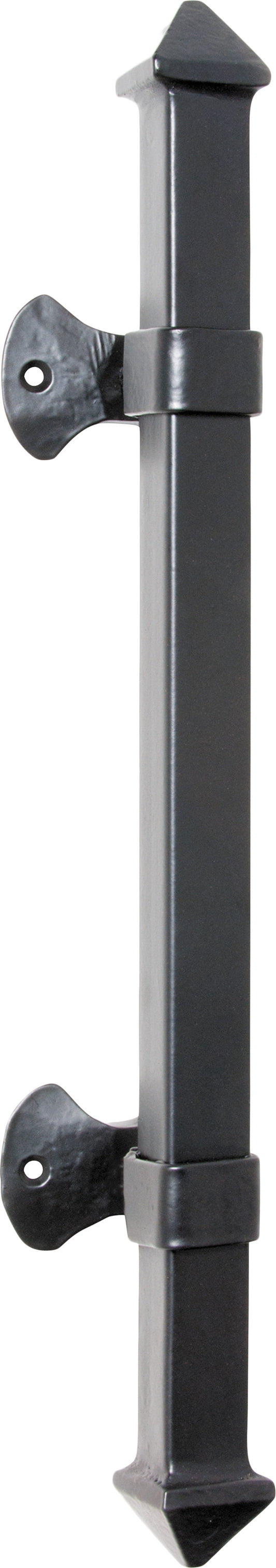 Pull Handle Iron Square Matt Black H450xP62mm