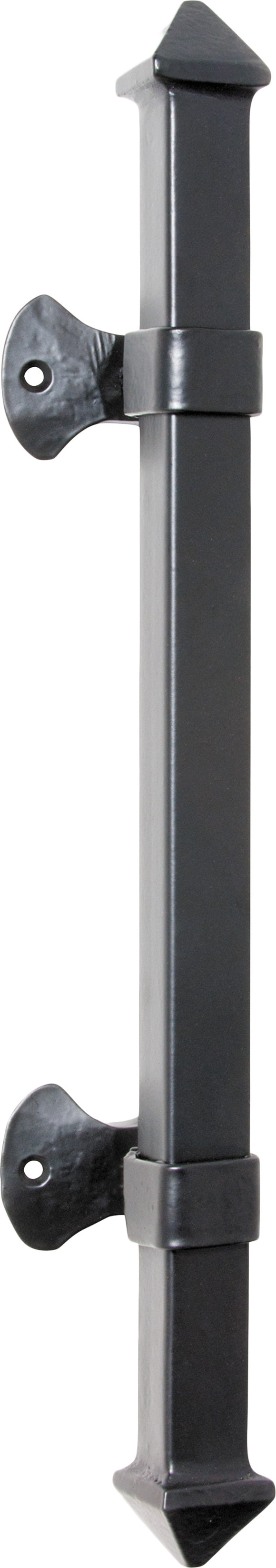 Pull Handle Iron Square Matt Black H450xP62mm