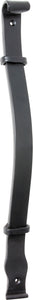 Pull Handle Iron Strap Matt Black H510xP55mm