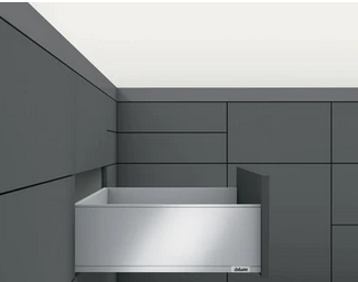 Blum Legrabox pure kitset C height 193mm x 500,550mm (length 2 option) 40kg sink  pull-out