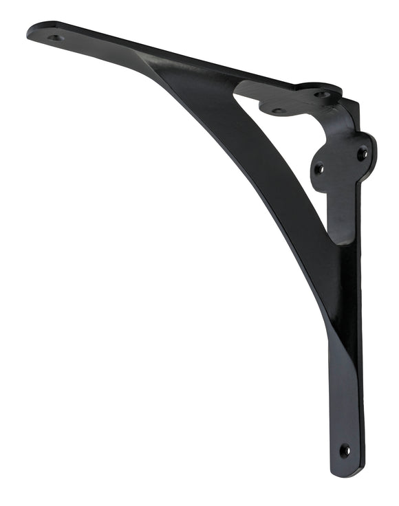 Shelf Bracket Iron Large Matt Black H200xP200mm