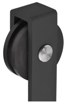 JNF Charriot Aluminium Sliding Door Set for 1700mm & 2230mm - Brushed Aluminium & Black