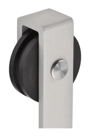 JNF Charriot Aluminium Sliding Door Set for 1700mm & 2230mm - Brushed Aluminium & Black