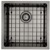 MERCER AURORA AA402 SINGLE BOWL WITH MATCHING GRID IN 4 COLOURS - GUN METAL, BRASS, COPPER, BLACK.