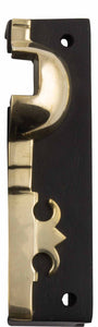 Rim Lock Box Keeper Unlacquered Brass Antique Finish H120xW32mm