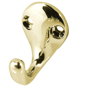 Jaeco Robe Hook In 6 Colours : Brass Plate ,Chrome ,Florentine Bronze ,Satin Chrome ,Satin Nickel ,White