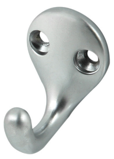 Jaeco Robe Hook In 6 Colours : Brass Plate ,Chrome ,Florentine Bronze ,Satin Chrome ,Satin Nickel ,White