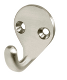 Jaeco Robe Hook In 6 Colours : Brass Plate ,Chrome ,Florentine Bronze ,Satin Chrome ,Satin Nickel ,White
