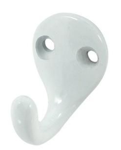 Jaeco Robe Hook In 6 Colours : Brass Plate ,Chrome ,Florentine Bronze ,Satin Chrome ,Satin Nickel ,White