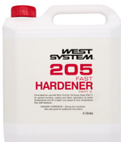 West System 205 Fast Hardener 200ml, 800ml, 2 Ltres ,4Litres.