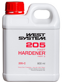 West System 205 Fast Hardener 200ml, 800ml, 2 Ltres ,4Litres.