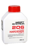 West System 206 Slow Hardener 200 ml,800ml,2Litres,4Litres