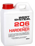 West System 206 Slow Hardener 200 ml,800ml,2Litres,4Litres