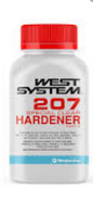 West Systems 207 Hardener 333 ml,1.33Litres,3.35Litres,6.7Litres