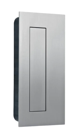 JNF Rectangular Concealed Flush Handle With Cover ( 135mm x 70mm ) & ( 300mm x 55mm ) Stainless Steel