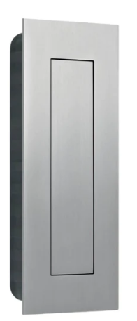 JNF Rectangular Concealed Flush Handle With Cover ( 135mm x 55mm ) Stainless Steel & Polished Stainless Steel