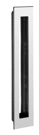 JNF Rectangular Concealed Flush Handle ( 300mm x 55mm ) Stainless Steel & Polished Stainless Steel