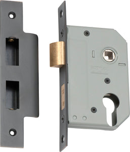 Mortice Lock Euro Antique Copper CTC47.5mm Backset 46mm