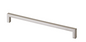 ELITE LIA SQUARE HANDLE HOLE CENTRE AVAILABLE IN 4 SIZES : 128MM ,192MM ,320MM ,492MM MATT CHROME