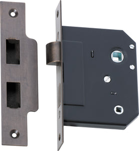 Mortice Lock Privacy Antique Brass CTC57mm Backset 57mm