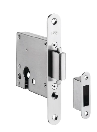 JNF Concealed Lock for Sliding Doors Stainless Steel