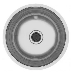 MERCER ER103 OTTO ROUND SINGLE BOWL UNDER MOUNT NO OVERFLOW 304 & 316