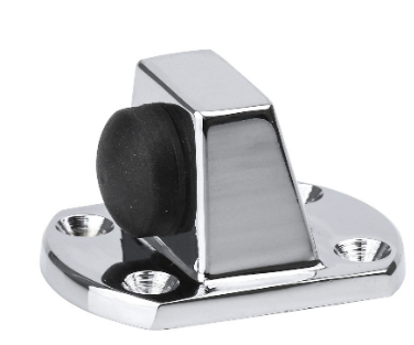 Drake & Wrigley 1408 Heavy Duty Door Stop In 5 Colours : Black ,Chrome Plate ,Florentine Bronze ,Brass Plate ,Satin Chrome Plate