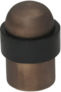 Door Stop Domed Antique Brass H50xD30mm