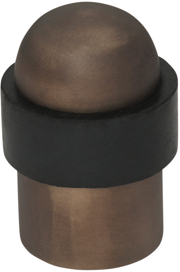 Door Stop Domed Antique Brass H50xD30mm