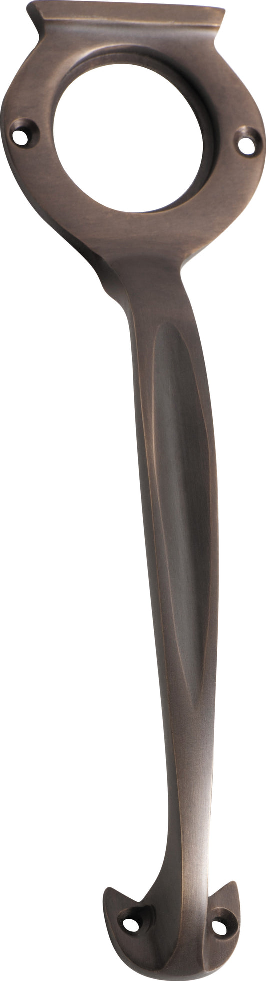 Pull Handle Cylinder Hole Antique Brass H185xW50xP28mm
