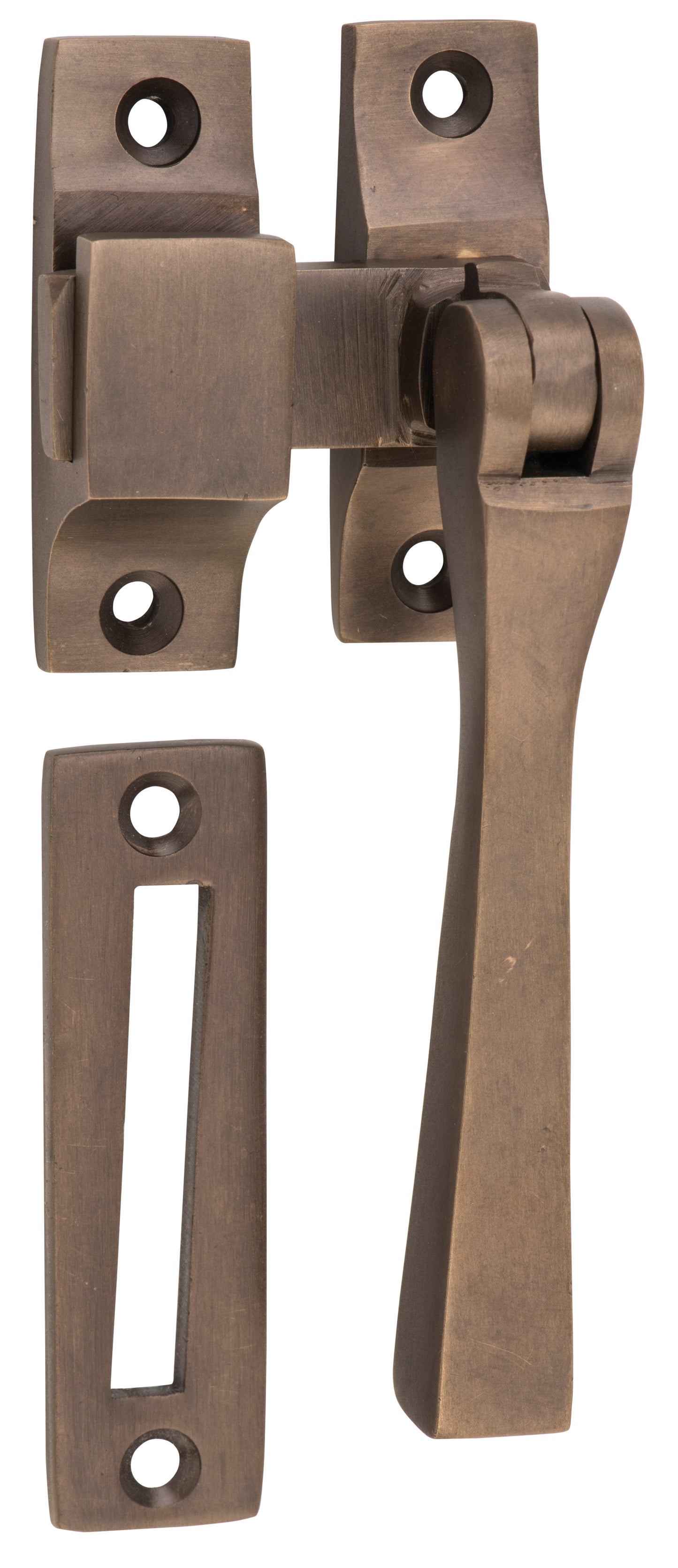 Casement Fastener Square Antique Brass W35xP30