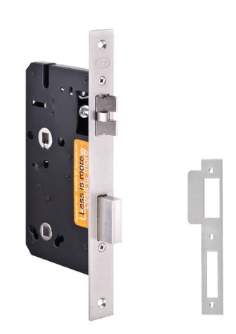JNF Bathroom Mortise Lock ( 60mm - 78mm ) Stainless Steel