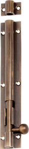 Barrel Bolt Antique Brass L150xW25mm Bolt 7.5mm