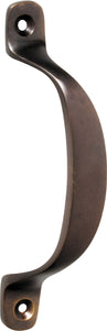 Pull Handle Offset Antique Brass H100xP20mm