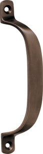 Pull Handle Offset Antique Brass H130xP23mm