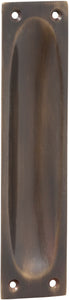 Sliding Door Pull Classic Large Antique Brass H140xW32mm