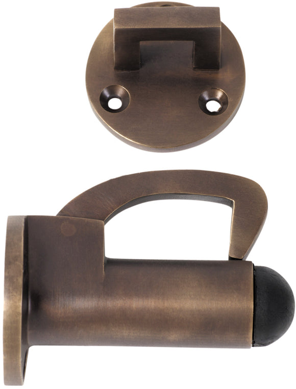 Door Stop Hook Antique Brass D39xP70mm