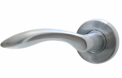 Sylvan Trento Privacy ,Wardrobe & Passage Lever Handle Set Satin Chrome Plate Fnish
