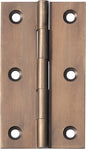 Hinge Fixed Pin Antique Brass H89xW50xT2.5mm