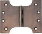 Hinge Parliament Antique Brass H100xW125xT4mm