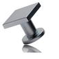 Mardeco 1185 Cabinet Knob Overall Size 25mm x 25mm Finish Black ,Brushed Nickel & Satin Chrome