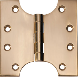 Hinge Parliament Polished Brass H100xW100xT4mm